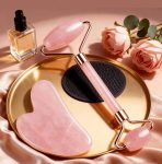 Rose Quartz Face Roller & Gua Sha Set