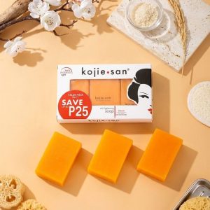 Kojie San Skin Lightening Kojic Acid Soap 3 Bars 65g