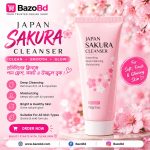 Japan Sakura Cleanser Face Wash 100g – Deep Cleansing & Moisturizing Cleanser