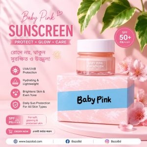 Baby Pink Sunscreen SPF 50+ PA++++ UV Protection Cream